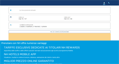 Desktop Screenshot of m.nh-hotels.it