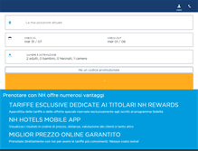 Tablet Screenshot of m.nh-hotels.it